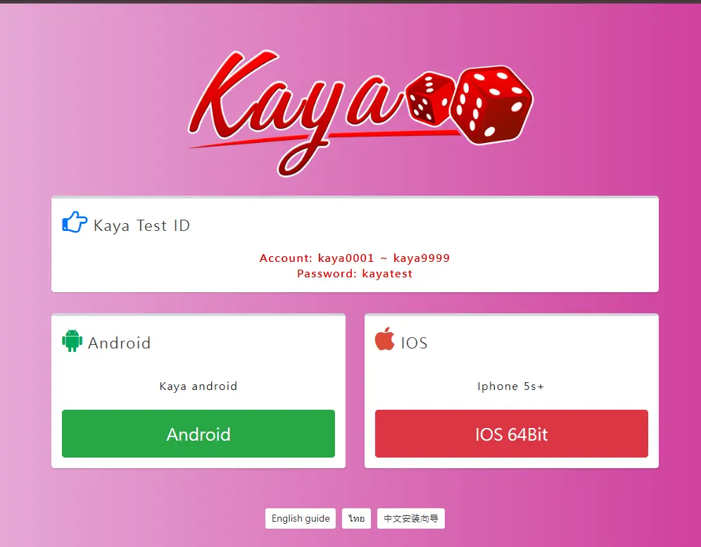 Download 918Kaya APK in PNG using the provider link